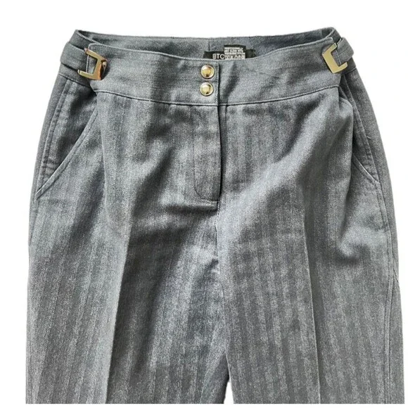 Etcetera 2 Piece Denim Pant Suit Set With Fringe Detail Size 4 - Picture 10 of 15